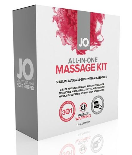 Подарочный набор для массажа All in One Massage Kit - System JO - купить с доставкой в Тюмени