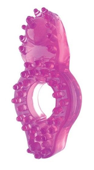 Розовое эрекционное кольцо с бугорками - Erowoman-Eroman - в Тюмени купить с доставкой