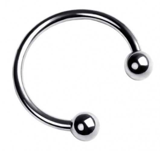 Серебристая подкова на головку пениса - ToyFa - купить с доставкой в Тюмени