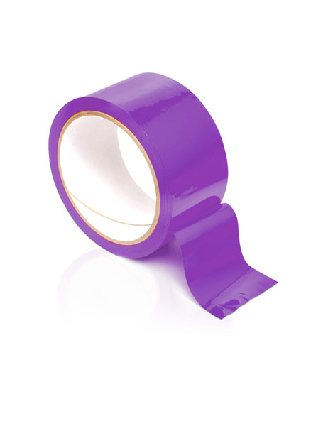 Фиолетовая самоклеющаяся лента для связывания Pleasure Tape - 10,6 м. - Pipedream - купить с доставкой в Тюмени