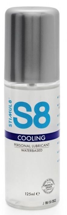 Охлаждающий лубрикант на водной основе S8 Cooling Lube - 125 мл. - Stimul8 - купить с доставкой в Тюмени