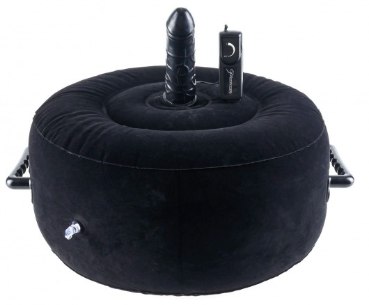 Надувная кушетка с виброфаллосом Inflatable Hot Seat - Pipedream - купить с доставкой в Тюмени