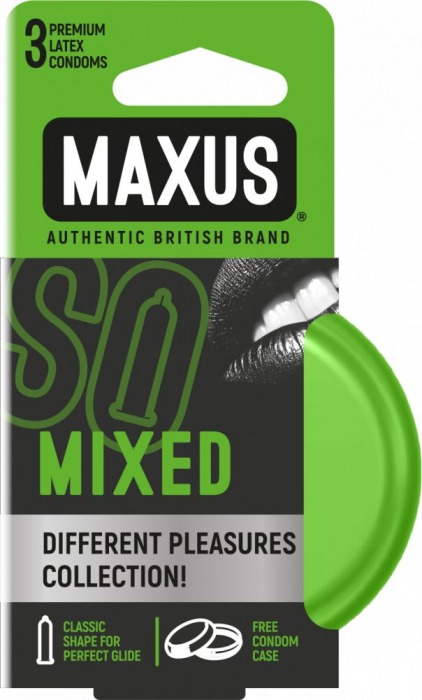 Презервативы в железном кейсе MAXUS Mixed - 3 шт. - Maxus - купить с доставкой в Тюмени