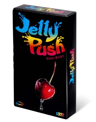 Розовые презервативы Sagami Jelly Push - 5 шт. - Sagami - купить с доставкой в Тюмени