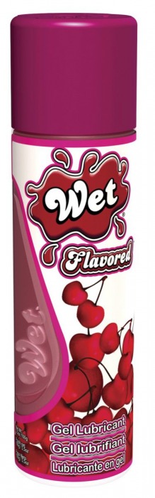 Лубрикант Wet Flavored Sweet Cherry с ароматом вишни - 106 мл. - Wet International Inc. - купить с доставкой в Тюмени