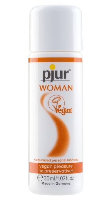 Лубрикант pjur WOMAN Vegan на водной основе - 30 мл. - Pjur - купить с доставкой в Тюмени
