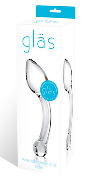 Прозрачная капля для массажа простаты Pure Slider - Glas - в Тюмени купить с доставкой