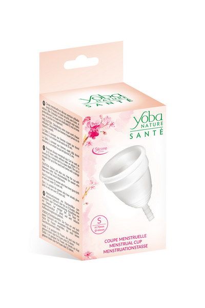 Белая менструальная чаша Yoba Nature Coupe - размер S - Yoba - купить с доставкой в Тюмени