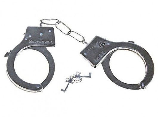 Металлические наручники с регулируемыми браслетами - Сима-Ленд - купить с доставкой в Тюмени