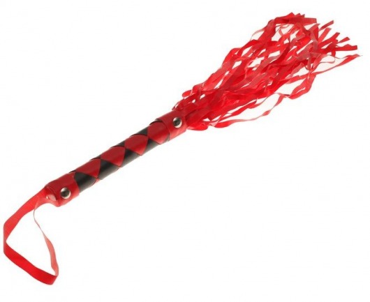 Красно-черная плеть с ромбами на ручке - 42 см. - Сима-Ленд - купить с доставкой в Тюмени