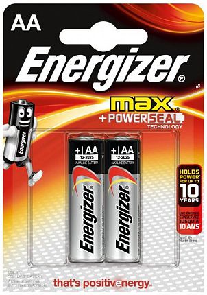Батарейки Energizer MAX E92/AAA 1,5V - 2 шт. - Energizer - купить с доставкой в Тюмени