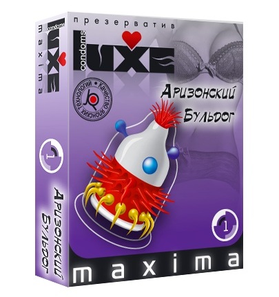 Презерватив LUXE Maxima  Аризонский Бульдог  - 1 шт. - Luxe - купить с доставкой в Тюмени