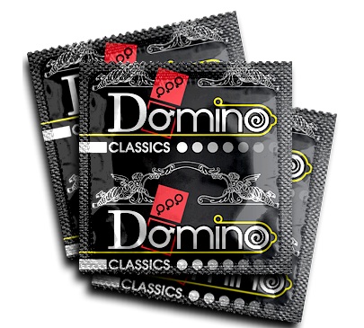 Ароматизированные презервативы Domino  Мята  - 3 шт. - Domino - купить с доставкой в Тюмени