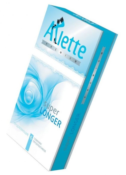 Презервативы Arlette Premium Super Longer с продлевающим эффектом - 6 шт. - Arlette - купить с доставкой в Тюмени