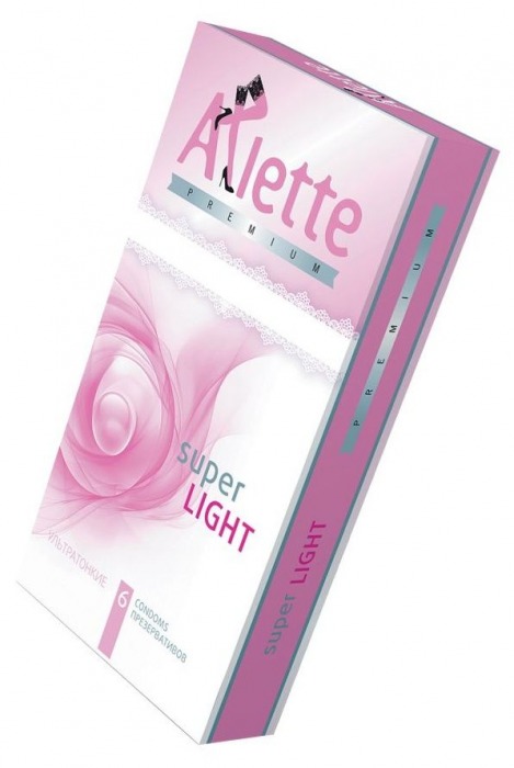 Ультратонкие презервативы Arlette Premium Super Light - 6 шт. - Arlette - купить с доставкой в Тюмени