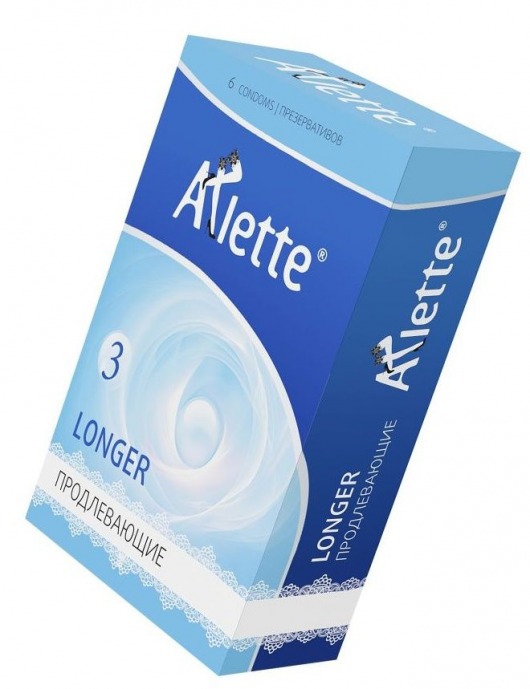 Презервативы Arlette Longer с продлевающим эффектом - 6 шт. - Arlette - купить с доставкой в Тюмени