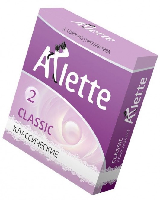 Классические презервативы Arlette Classic - 3 шт. - Arlette - купить с доставкой в Тюмени