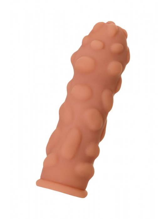 Телесная реалистичная насадка KOKOS Extreme Sleeve 11 с дополнительной стимуляцией - 12,7 см. - KOKOS - в Тюмени купить с доставкой
