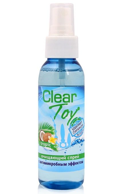 Очищающий спрей для игрушек CLEAR TOY Tropic - 100 мл. - Биоритм - купить с доставкой в Тюмени