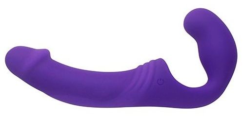 Фиолетовый безремневой вибрострапон - 21,5 см. - Howells - купить с доставкой в Тюмени