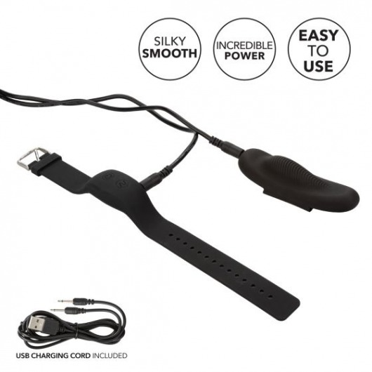 Стимулятор в трусики с пультом-браслетом Lock-N-Play Wristband Remote Panty Teaser - California Exotic Novelties