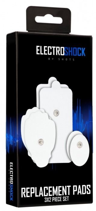 Набор из 6 электронакладок Replacement Pads - Shots Media BV - купить с доставкой в Тюмени