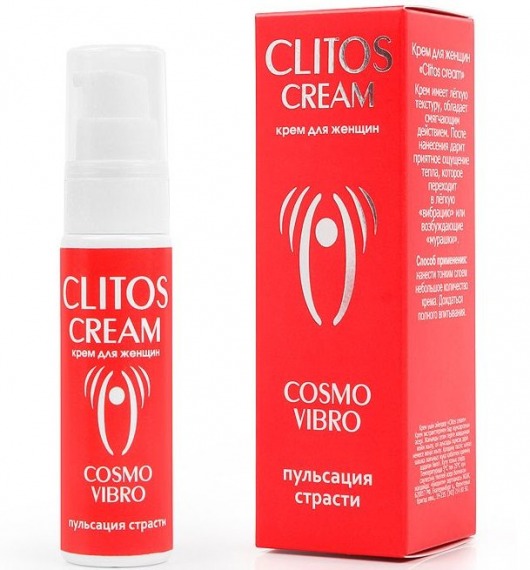 Возбуждающий крем для женщин Clitos Cream - 25 гр. - Биоритм - купить с доставкой в Тюмени