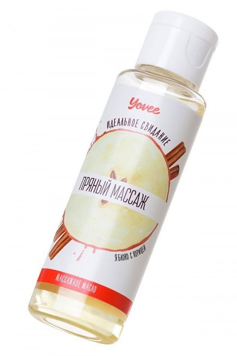 Масло для массажа «Пряный массаж» с ароматом яблока и корицы - 50 мл. - ToyFa - купить с доставкой в Тюмени