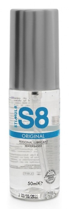 Универсальный лубрикант на водной осноdе S8 Original Lube - 50 мл. - Stimul8 - купить с доставкой в Тюмени