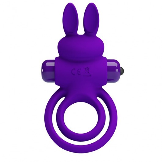 Фиолетовое эрекционное кольцо с вибростимуляцией клитора Vibrant Penis Ring III - Baile - в Тюмени купить с доставкой