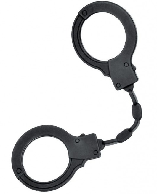 Черные силиконовые наручники A-Toys без ключа - A-toys - купить с доставкой в Тюмени