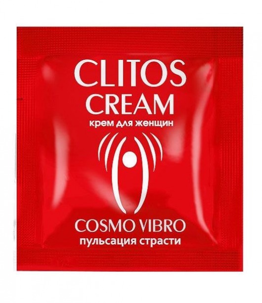 Пробник возбуждающего крема для женщин Clitos Cream - 1,5 гр. - Биоритм - купить с доставкой в Тюмени