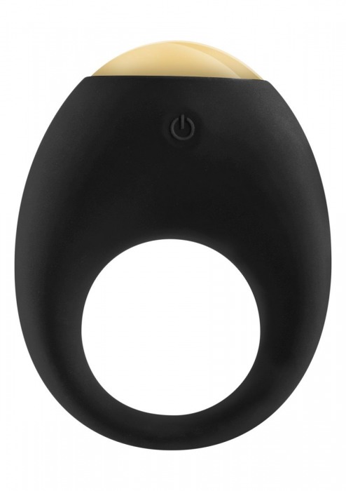 Черное эрекционное кольцо Eclipse Vibrating Cock Ring - Toy Joy - в Тюмени купить с доставкой