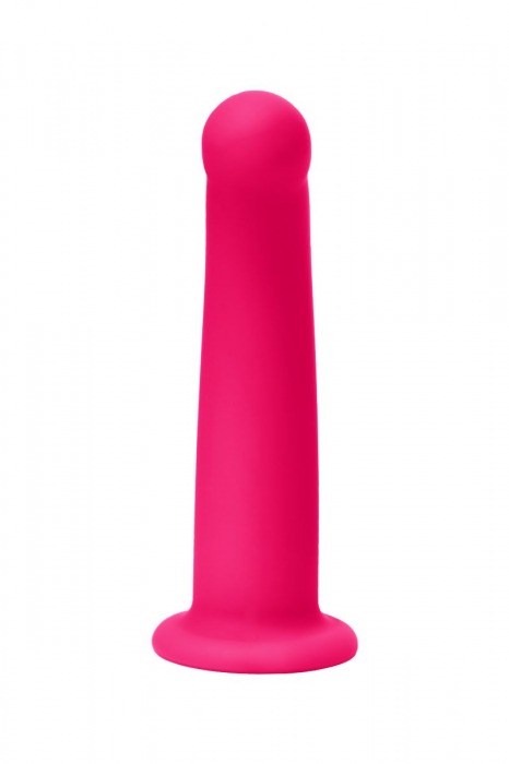 Розовый анальный фаллоимитатор с изгибом - 17,5 см. - POPO Pleasure