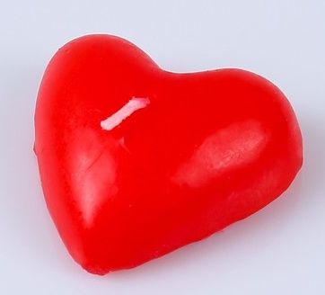 Красная свеча в форме сердца - Сима-Ленд - купить с доставкой в Тюмени