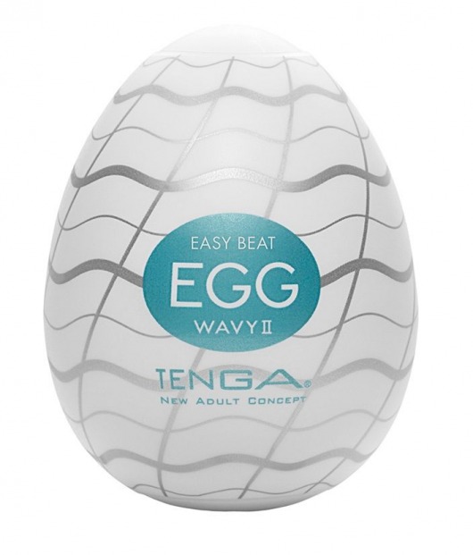 Мастурбатор-яйцо EGG Wavy II - Tenga - в Тюмени купить с доставкой