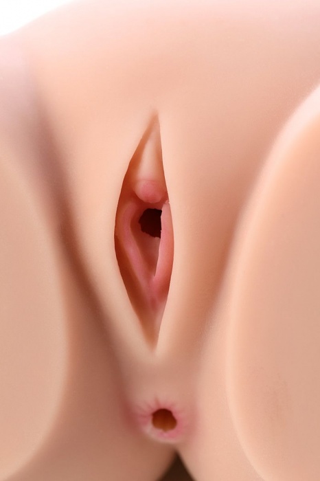 Мастурбатор-полуторс Cherry с вибрацией и двумя любовными тоннелями - KOKOS - в Тюмени купить с доставкой