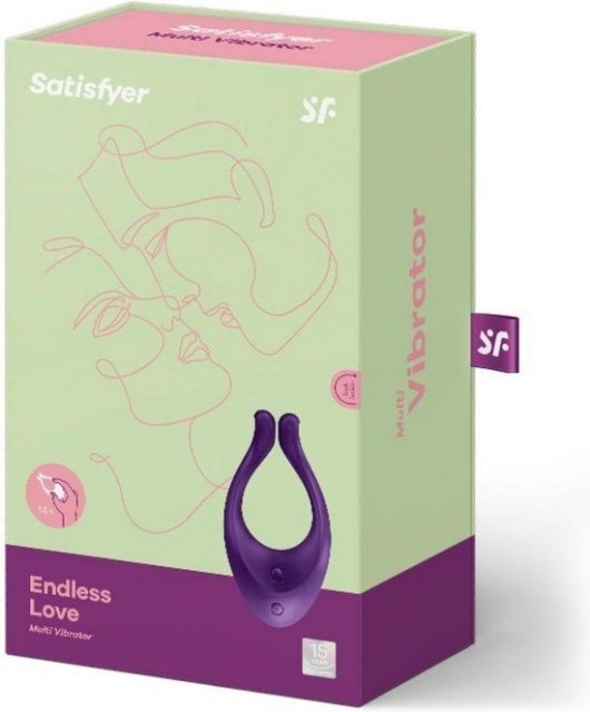 Фиолетовый многофункциональный стимулятор для пар Satisfyer Partner Multifun 1 - Satisfyer - в Тюмени купить с доставкой