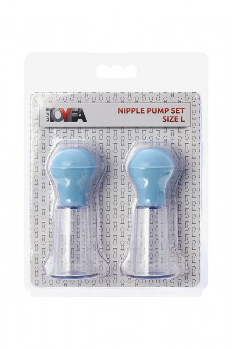Набор для стимуляции сосков Nipple Pump Set - Size L - Toyfa Basic