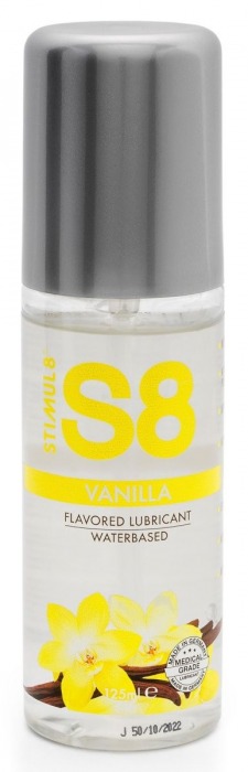 Лубрикант на водной основе Stimul8 Flavored Lube с ванильным ароматом - 125 мл. - Stimul8 - купить с доставкой в Тюмени