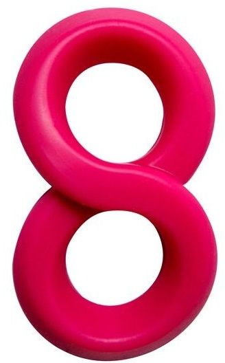 Розовое эрекционное кольцо на пенис RINGS LIQUID SILICONE - Dream Toys - в Тюмени купить с доставкой