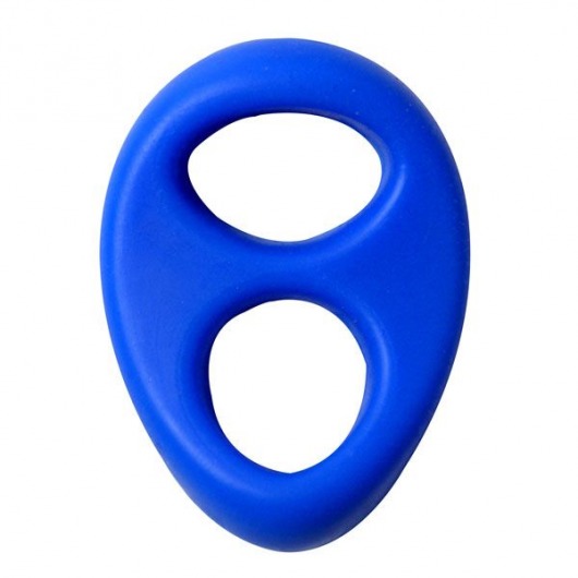 Синее эрекционное кольцо на пенис RINGS LIQUID SILICONE - Dream Toys - в Тюмени купить с доставкой