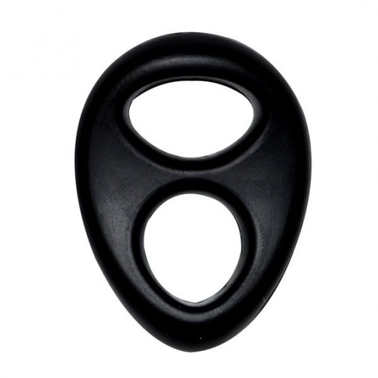 Черное эрекционное кольцо на пенис RINGS LIQUID SILICONE - Dream Toys - в Тюмени купить с доставкой