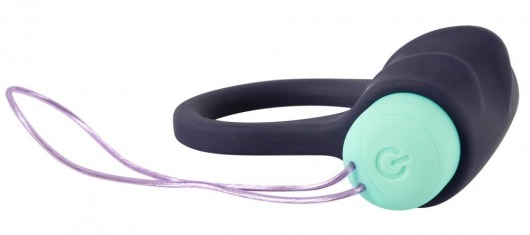 Темно-фиолетовое эрекционное кольцо с вибропулей и пультом ДУ - Orion - в Тюмени купить с доставкой