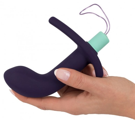 Темно-фиолетовый вибростимулятор простаты с пультом ДУ Remote Controlled Prostate Plug - Orion - в Тюмени купить с доставкой