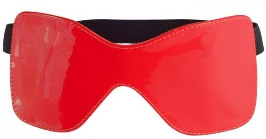 Красная лаковая маска на резиночке - Sitabella - купить с доставкой в Тюмени