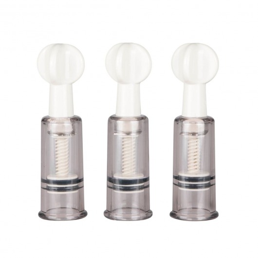 Набор из 3 вакуумных стимуляторов Nipple   Clit Suckers - EDC Wholesale