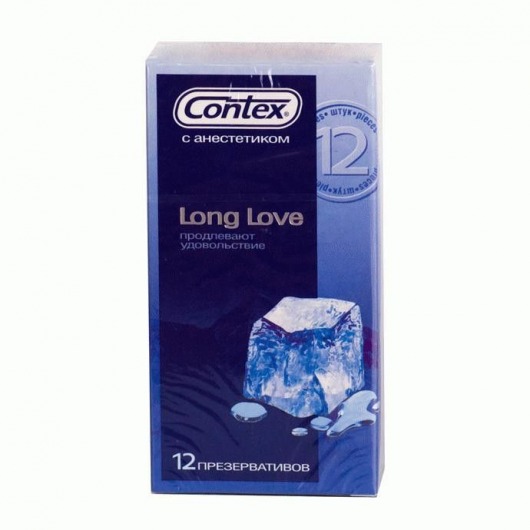 Презервативы с продлевающей смазкой Contex Long Love - 12 шт. - Contex - купить с доставкой в Тюмени