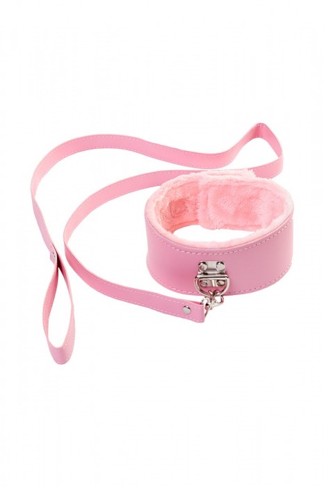 Набор розового цвета для ролевых игр в стиле БДСМ Nasty Girl - Eromantica - купить с доставкой в Тюмени