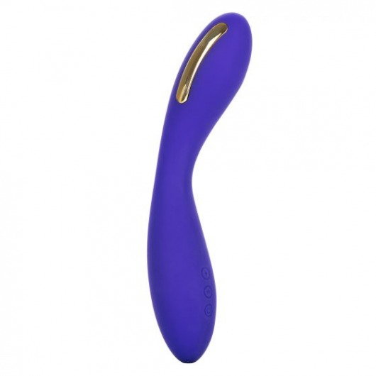 Фиолетовый вибратор с электростимуляцией Intimate E-Stimulator Wand - 21,5 см. - California Exotic Novelties - купить с доставкой в Тюмени